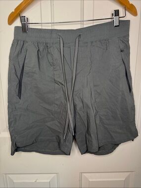 lululemon athletica Men's Gray Drawstring Athletic Shorts